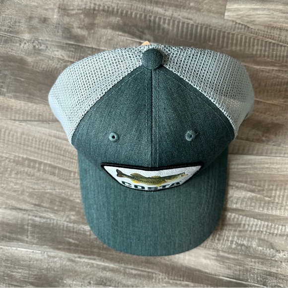 NWT Men’s Costa Del Mar Green Fishing Cap 1/8 total! - Picture 7 of 9